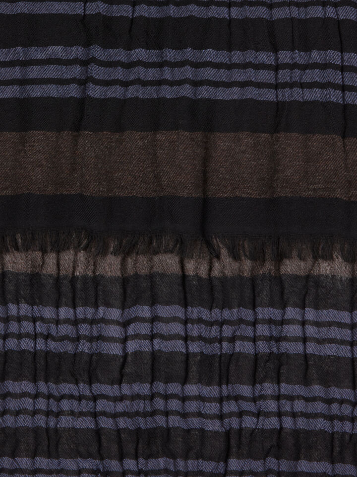 Striped scarf - null - Multi-color | Sisley image number 2